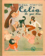 Portada de Celia, lo que dice, de Elena Fortún