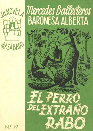 Portada de El perro del extraño rabo, de Mercedes Ballesteros Gaibrois