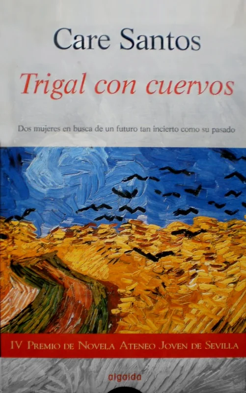 Trigal con cuervos