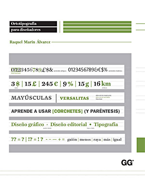 Portada de la primera edición de Ortotipografía para diseñadores