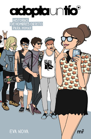 Portada de Adopta un tío, de Eva Nova Portada de Adopta un tío, de Eva Nova