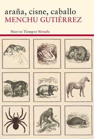 Portada de araña, cisne, caballo