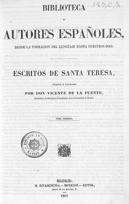 Escritos de Santa Teresa