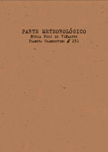 Parte meteorológico