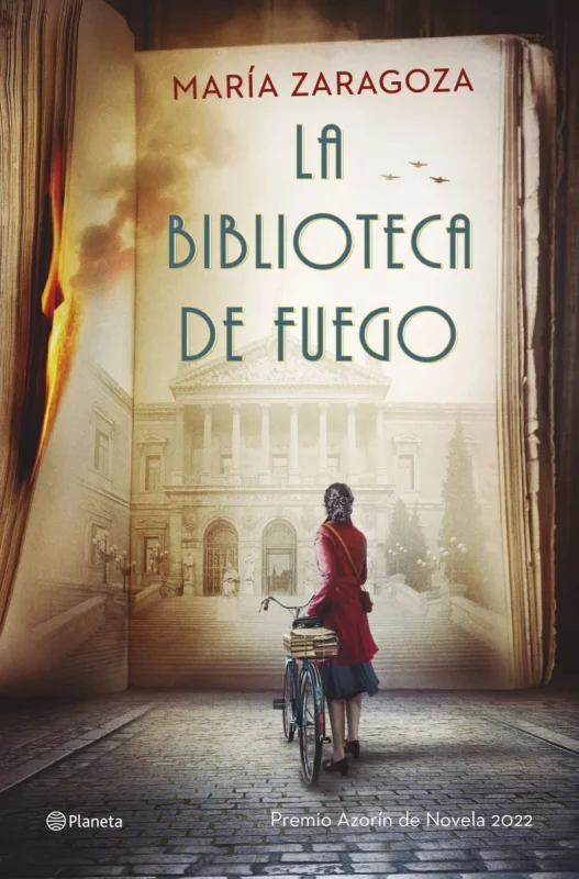 Portada de La biblioteca de fuego