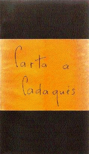 Carta a Cadaqués