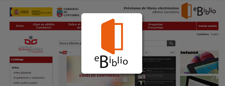 Libros digitales en la biblioteca